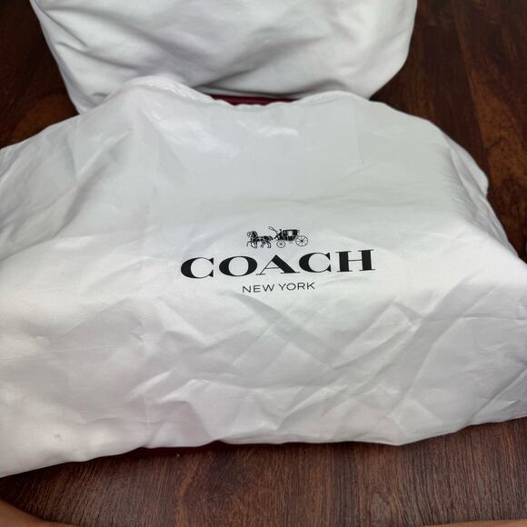 Coach Park Leather Carryall  Satchel Tote Handbag - Picture 9 of 12